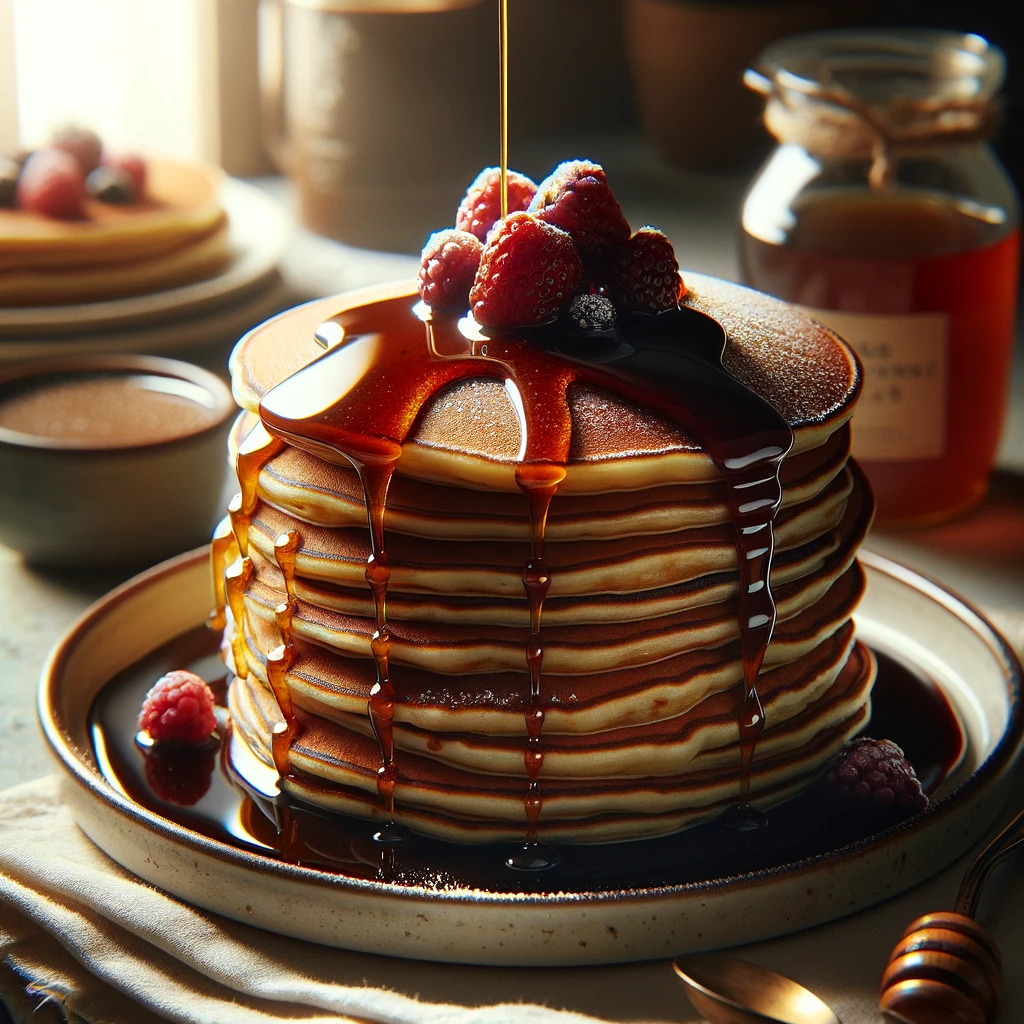 CACAO HONEY PANCAKES