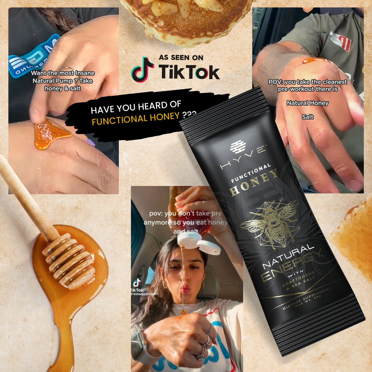 HYVE Functional Honey: A Sweet Solution for Health