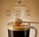 HYVE Mind - Focus & Memory Functional Honey 15 Packets - Lions Mane & Cacao + Bee Pollen